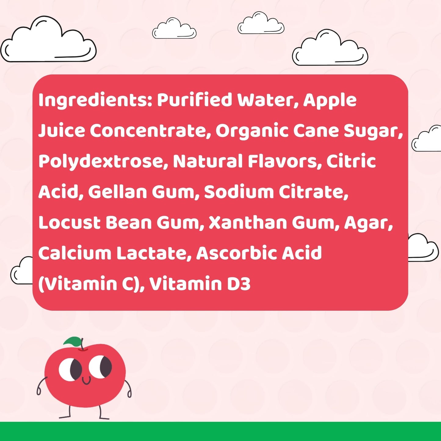 Tastelli Kids Squeezy Fruit Gel Apple - 10 CT