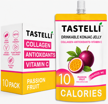 Tastelli Collagen Konjac Jelly Case - Passion Fruit Flavor (150 ml)