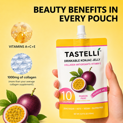 Tastelli Collagen Konjac Jelly Case - Passion Fruit Flavor (150 ml)