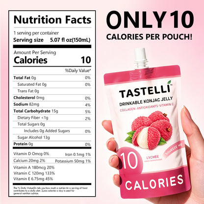 Tastelli Collagen Konjac Jelly Case - Lychee Flavor (150 ml)