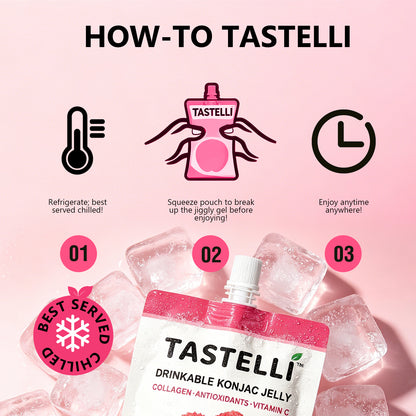 Tastelli Collagen Konjac Jelly Case - Lychee Flavor (150 ml)