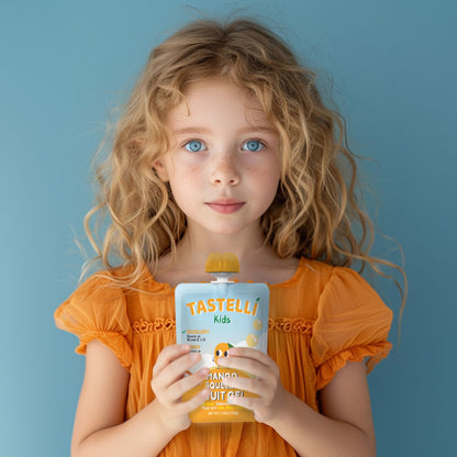 Tastelli Kids Squeezy Fruit Gel Mango - 20 CT