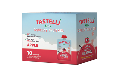 Tastelli Kids Squeezy Fruit Gel Apple - 10 CT