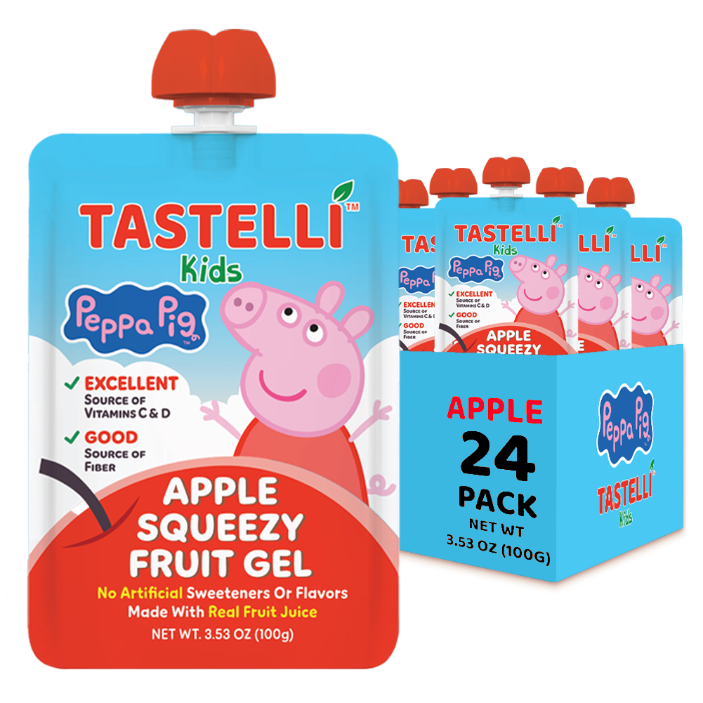 Tastelli Kids Peppa Pig Squeezy Fruit Gel