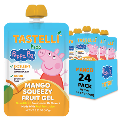 Tastelli Kids Peppa Pig Squeezy Fruit Gel