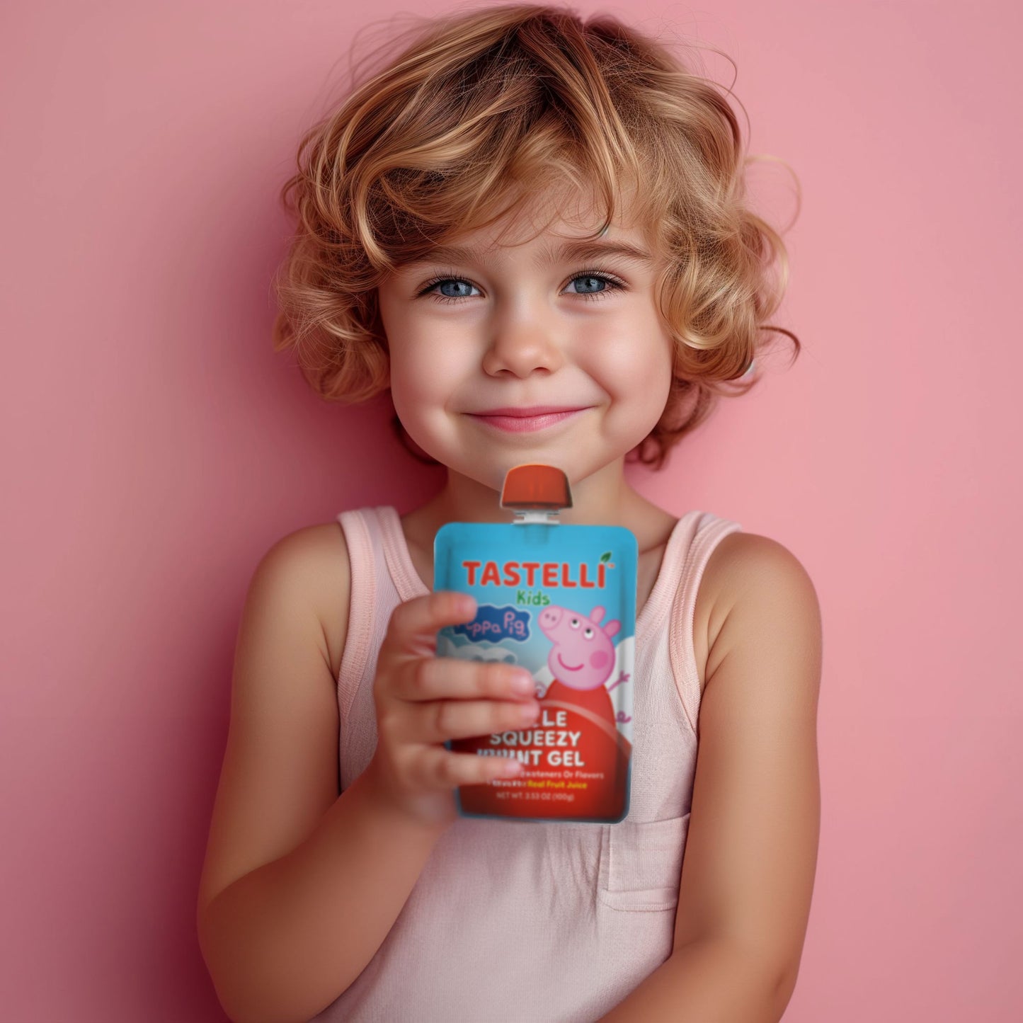 Tastelli Kids Peppa Pig Squeezy Fruit Gel