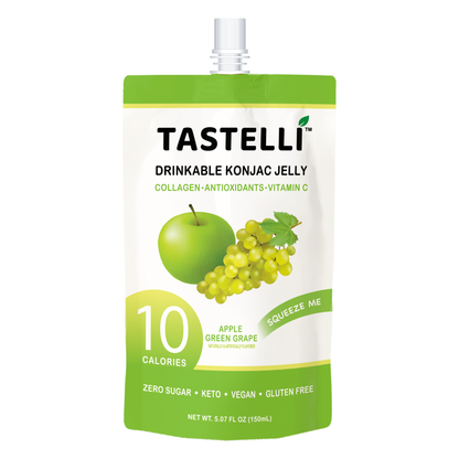 Tastelli Collagen Konjac Jelly Case - Apple Green Grape Flavor (150 ml)