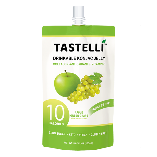 Tastelli Collagen Konjac Jelly Case - Apple Green Grape Flavor (150 ml)