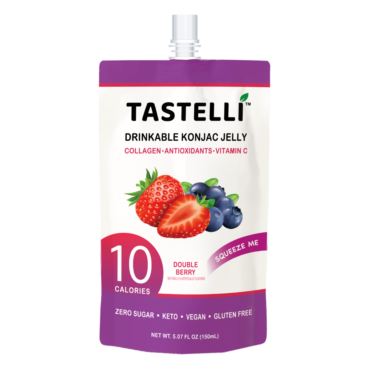Tastelli Collagen Konjac Jelly Case - Double Berry Flavor (150 ml)