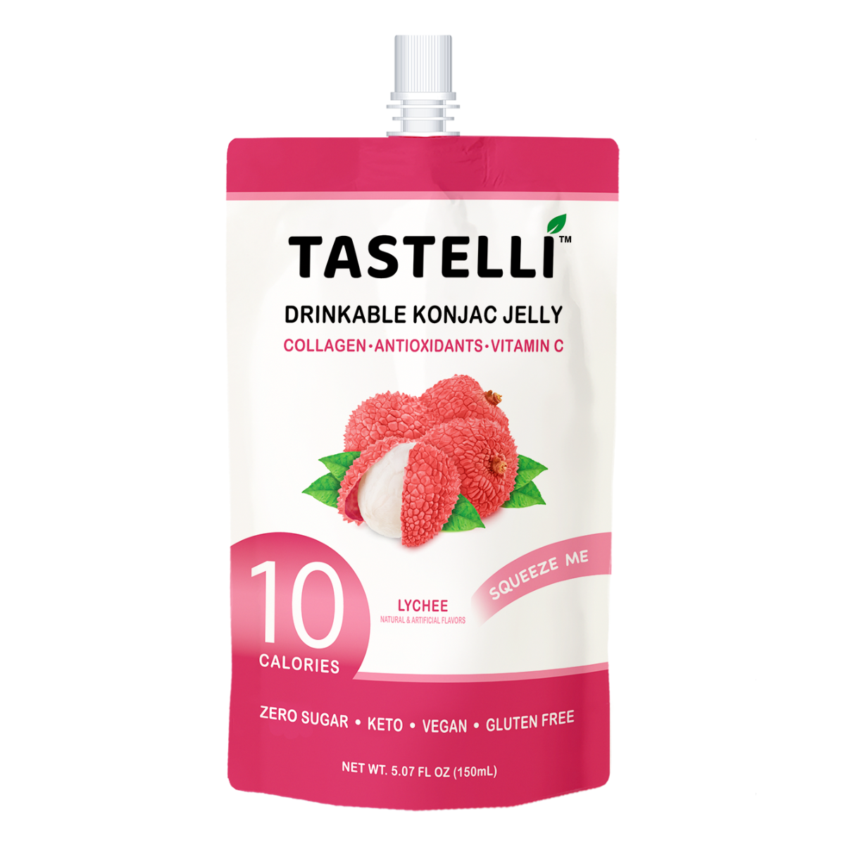 Tastelli Collagen Konjac Jelly Case - Lychee Flavor (150 ml)