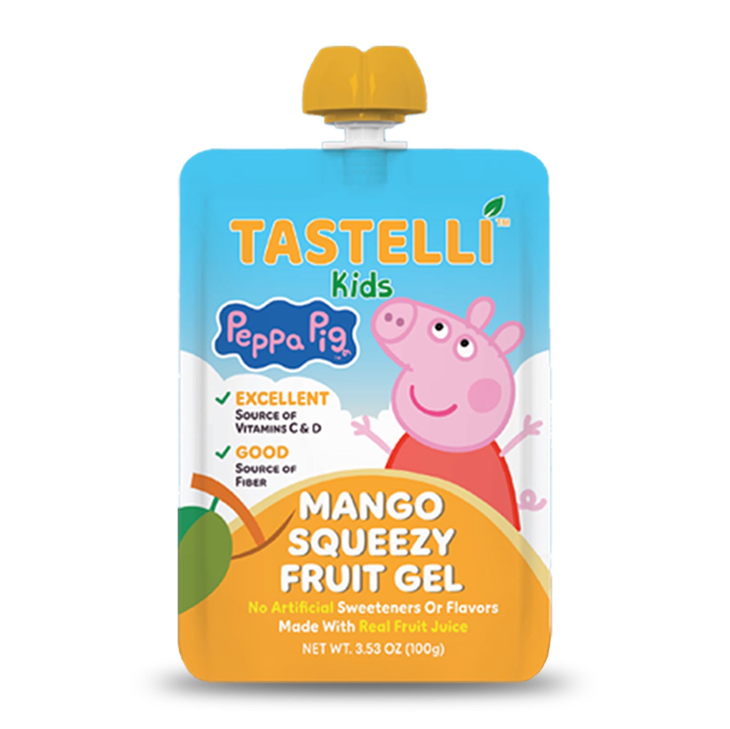 Tastelli Kids Peppa Pig Squeezy Fruit Gel