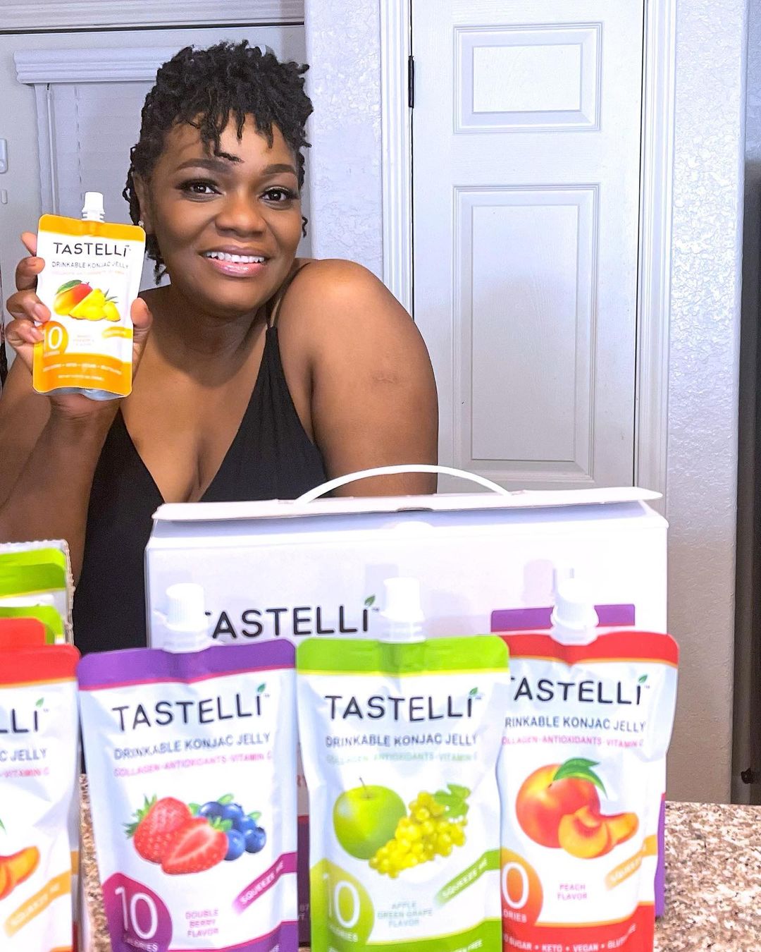 Tastelli Collagen Konjac Jelly Case (150 ml x 10 packs) - Variety Pack - Tastelli Konjac Jelly