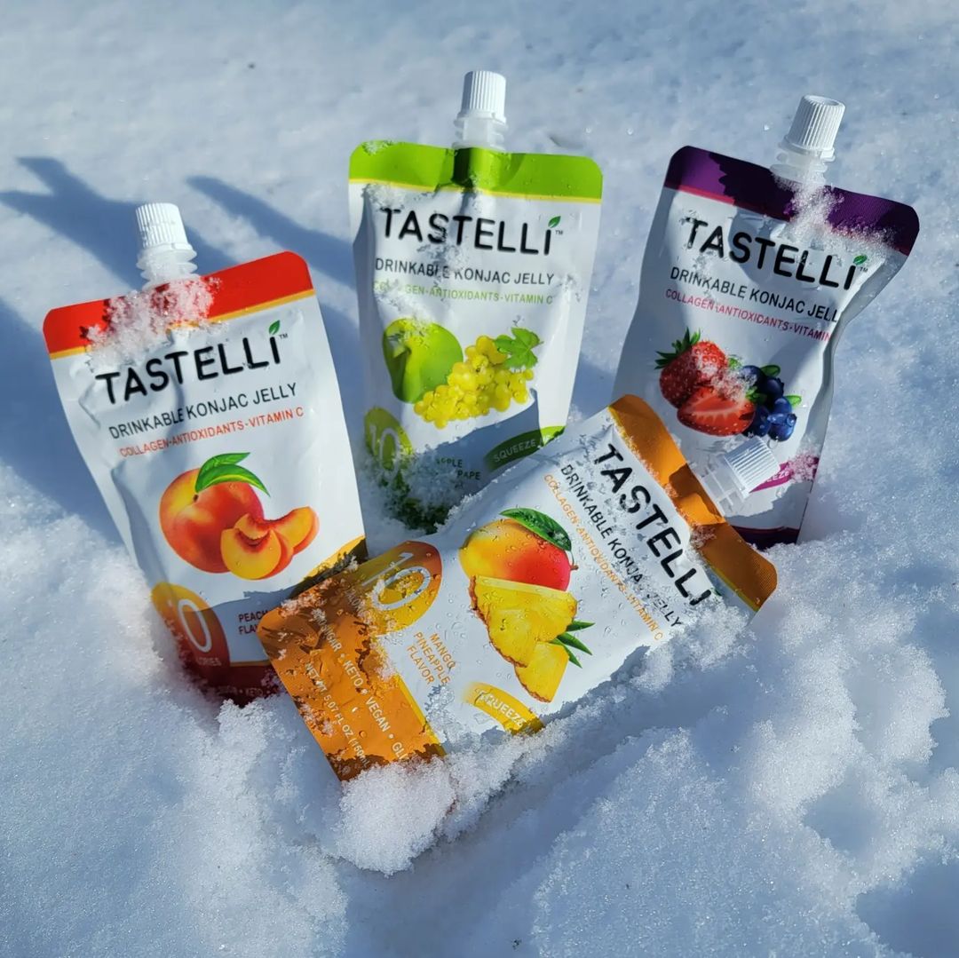 Tastelli Collagen Konjac Jelly Case (150 ml x 10 packs) - Variety Pack - Tastelli Konjac Jelly