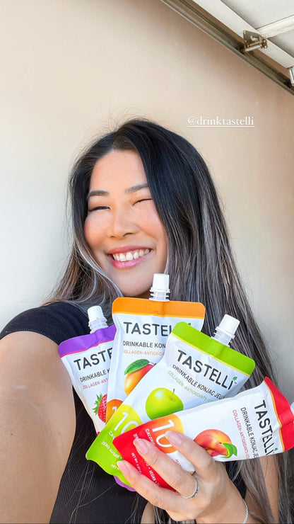 Tastelli Collagen Konjac Jelly Case (150 ml x 10 packs) - Variety Pack - Tastelli Konjac Jelly